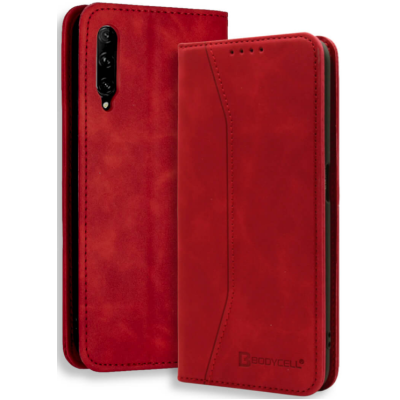 Bodycell Θήκη - Πορτοφόλι Huawei P Smart Pro 2019 - Red (5206015060182)