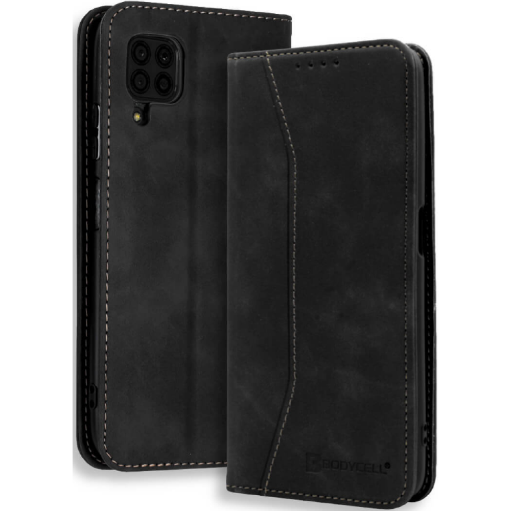 Bodycell Θήκη - Πορτοφόλι Huawei P40 Lite - Black (5206015060427)