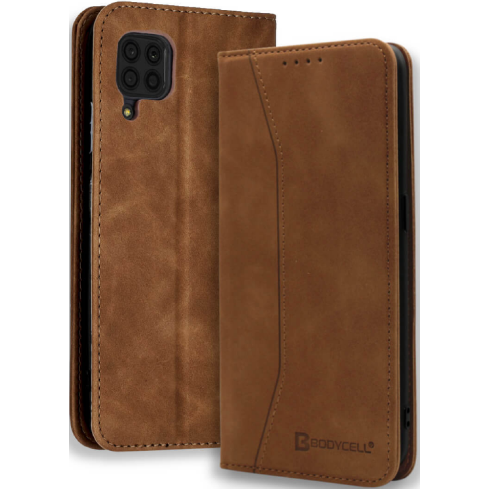 Bodycell Θήκη - Πορτοφόλι Huawei P40 Lite - Brown (5206015060441)