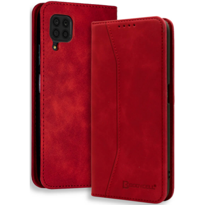 Bodycell Θήκη - Πορτοφόλι Huawei P40 Lite - Red (5206015060434)