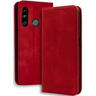 Bodycell Θήκη - Πορτοφόλι Huawei P30 Lite - Red (5206015060281)
