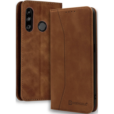 Bodycell Θήκη - Πορτοφόλι Huawei P30 Lite - Brown (5206015060298)