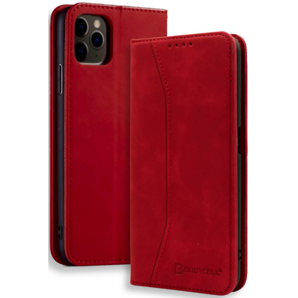 Bodycell Θήκη - Πορτοφόλι Apple iPhone 12 mini - Red (5206015055300)