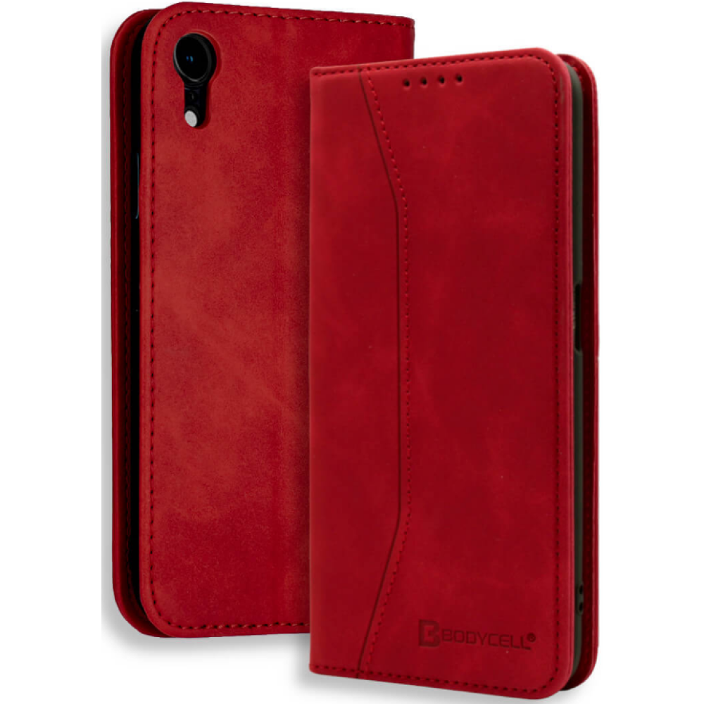 Bodycell Θήκη - Πορτοφόλι Apple iPhone XR - Red (5206015057564)