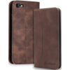 Bodycell Θήκη - Πορτοφόλι Apple iPhone SE 2022 / 2020 / 8 / 7 - Dark Brown (5206015057434)