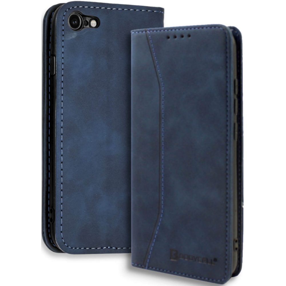 Bodycell Θήκη - Πορτοφόλι Apple iPhone SE 2022 / 2020 / 8 / 7 - Blue (5206015057441)