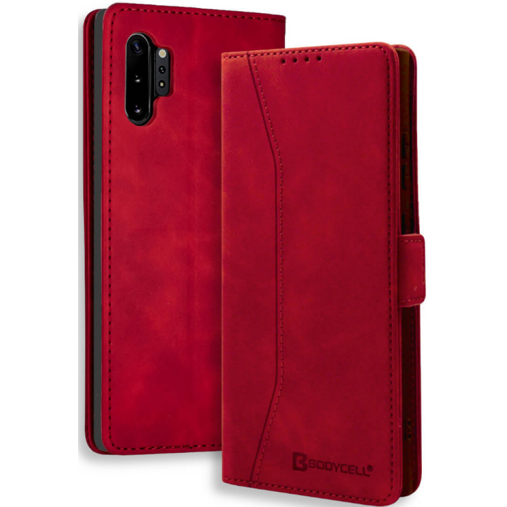 Bodycell Θήκη - Πορτοφόλι Samsung Galaxy Note 10 Plus - Red (5206015058561)