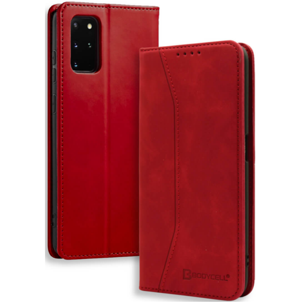 Bodycell Θήκη - Πορτοφόλι Samsung Galaxy S20 Plus - Red (5206015058417)