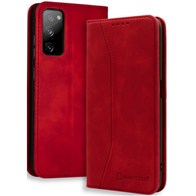 Bodycell Θήκη - Πορτοφόλι Samsung Galaxy S20 FE - Red (5206015058516)