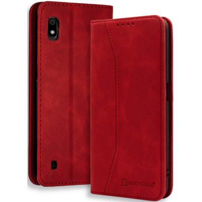 Bodycell Θήκη - Πορτοφόλι Samsung Galaxy A10 - Red (5206015057816)