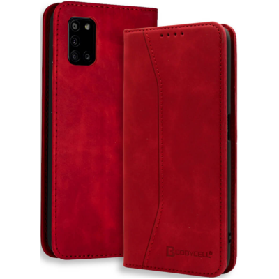 Bodycell Θήκη - Πορτοφόλι Samsung Galaxy A31 - Red (5206015058011)