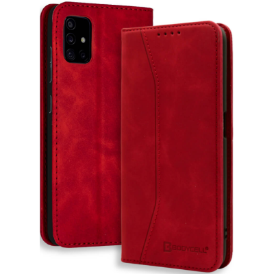 Bodycell Θήκη - Πορτοφόλι Samsung Galaxy A51 - Red (5206015058219)