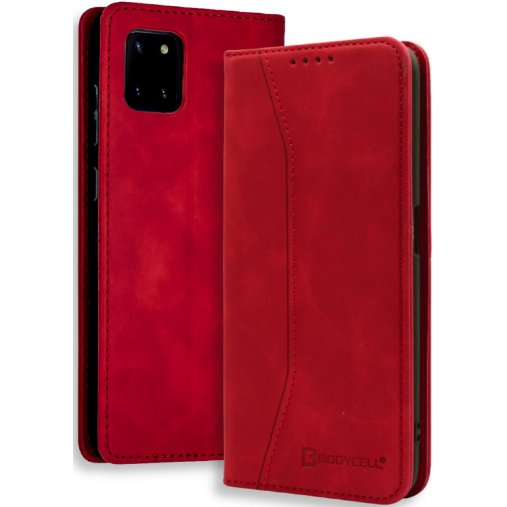 Bodycell Θήκη - Πορτοφόλι Samsung Galaxy Note 10 Lite - Red (5206015058615)