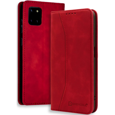 Bodycell Θήκη - Πορτοφόλι Samsung Galaxy Note 10 Lite - Red (5206015058615)