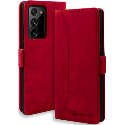 Bodycell Θήκη - Πορτοφόλι Samsung Galaxy Note 20 Ultra - Red (5206015058714)