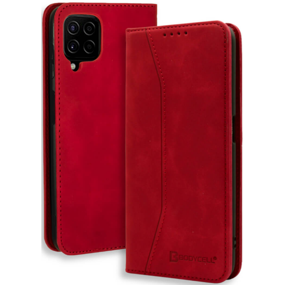 Bodycell Θήκη - Πορτοφόλι Samsung Galaxy A42 5G - Red (5206015058912)