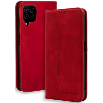 Bodycell Θήκη - Πορτοφόλι Samsung Galaxy A42 5G - Red (5206015058912)