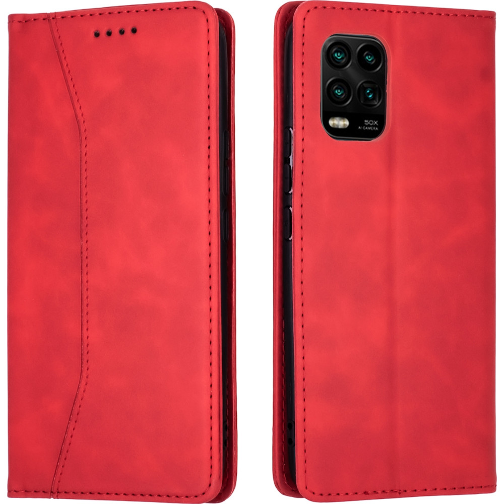 Bodycell Θήκη - Πορτοφόλι Xiaomi Mi 10 Lite - Red (5206015059834)
