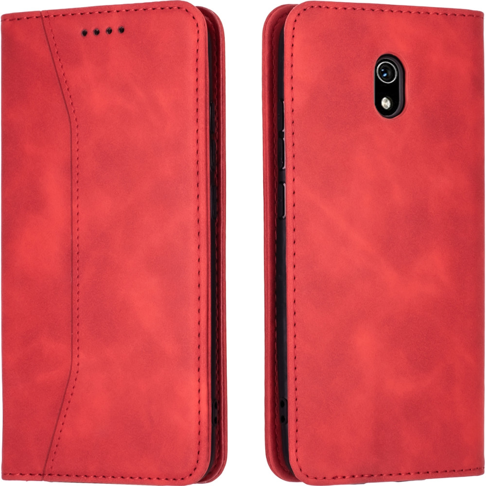 Bodycell Θήκη - Πορτοφόλι Xiaomi Redmi 8A - Red (5206015059216)