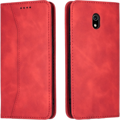 Bodycell Θήκη - Πορτοφόλι Xiaomi Redmi 8A - Red (5206015059216)
