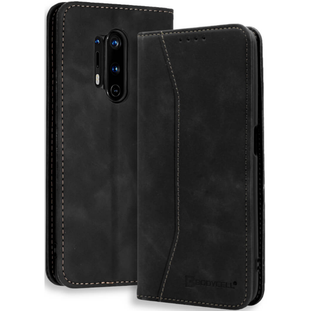 Bodycell Θήκη - Πορτοφόλι OnePlus 8 Pro - Black (5206015060625)