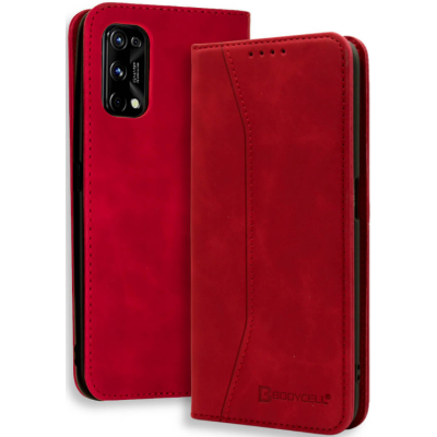 Bodycell Θήκη - Πορτοφόλι Realme 7 Pro - Red (5206015064098)
