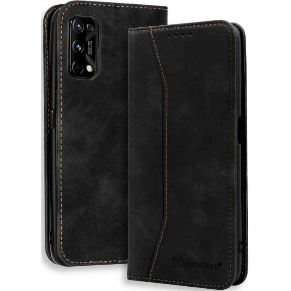 Bodycell Θήκη - Πορτοφόλι Realme 7 Pro - Black (5206015064074)