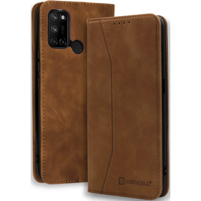 Bodycell Θήκη - Πορτοφόλι Realme 7i Global - Brown (5206015064111)