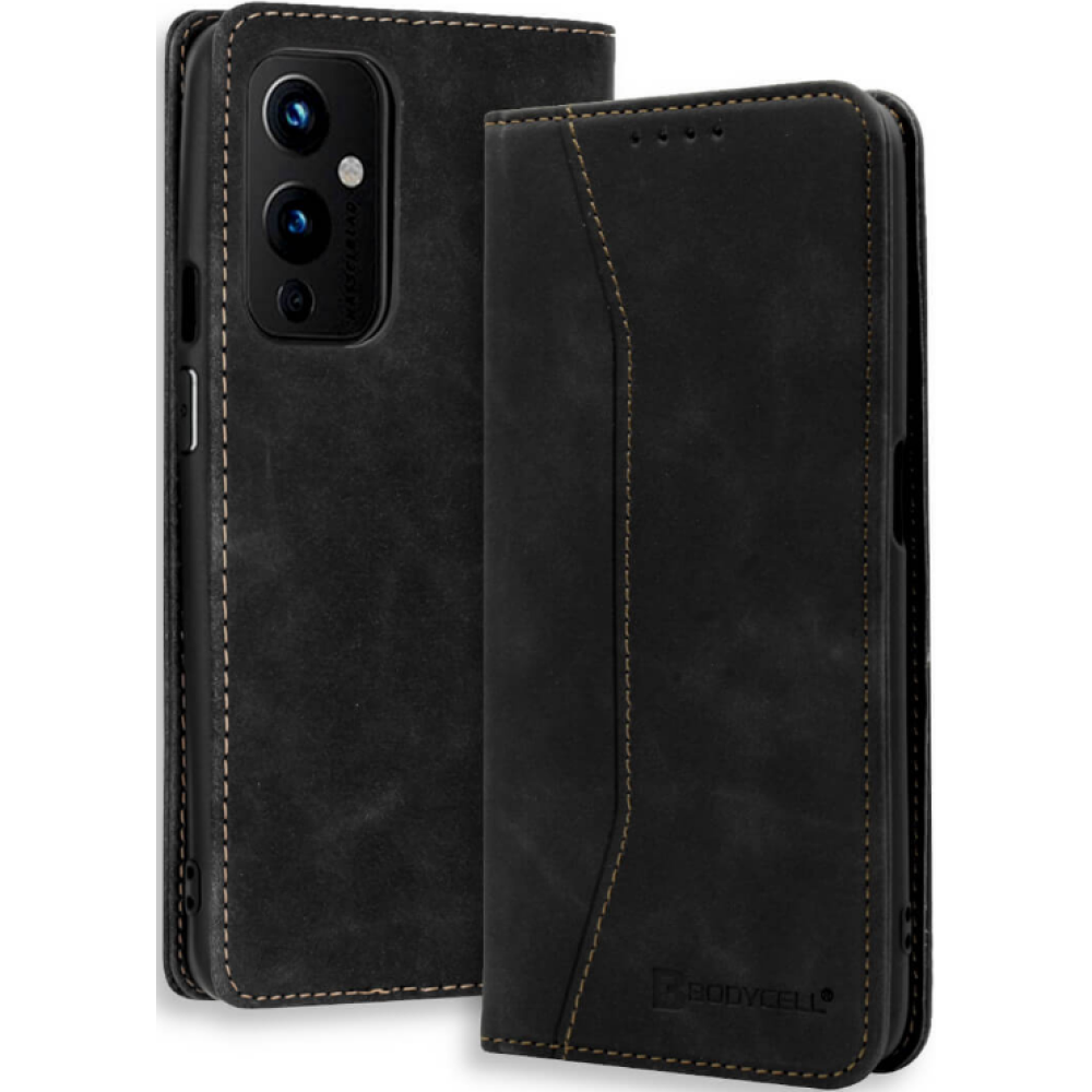 Bodycell Θήκη - Πορτοφόλι OnePlus 9 - Black (5206015063923)