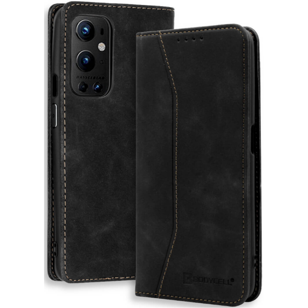 Bodycell Θήκη - Πορτοφόλι OnePlus 9 Pro - Black (5206015063954)