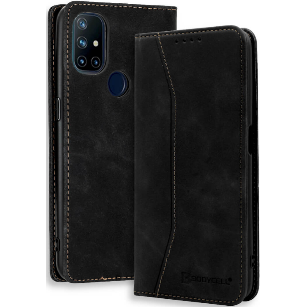 Bodycell Θήκη - Πορτοφόλι OnePlus Nord N10 5G - Black (5206015063985)