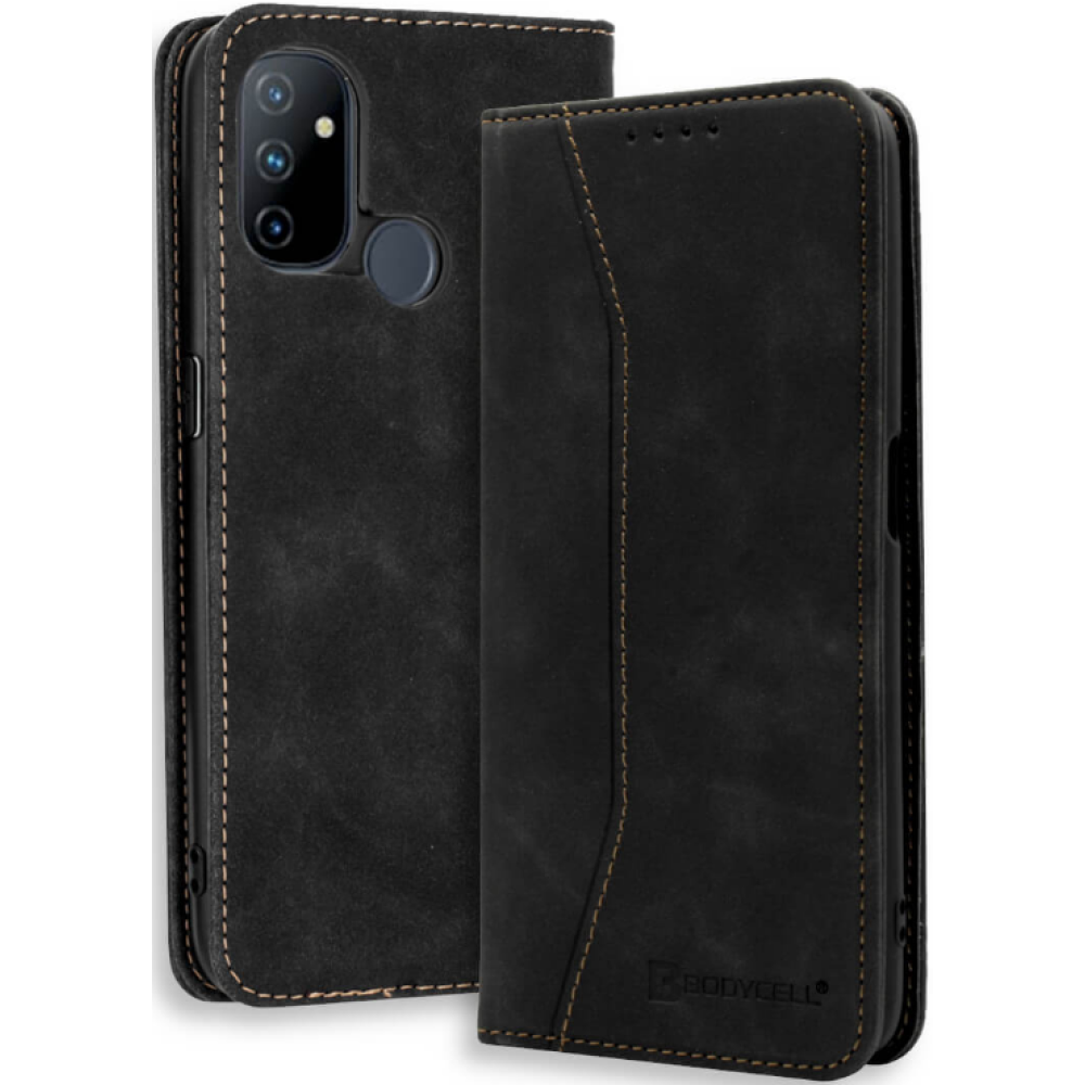 Bodycell Θήκη - Πορτοφόλι OnePlus Nord N100 - Black (5206015064012)