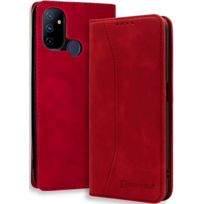 Bodycell Θήκη - Πορτοφόλι OnePlus Nord N100 - Red (5206015064036)