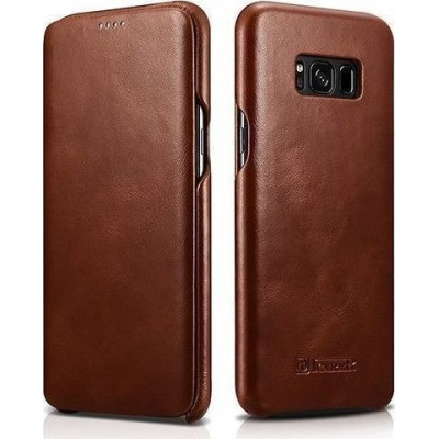 iCarer Vintage Series Curved Edge - Δερμάτινη Θήκη Samsung Galaxy S8 - Brown (RS99001-BN)