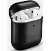 iCarer Vintage Δερμάτινη Θήκη για Apple AirPods 2nd Gen / 1st Gen - Black (IAP031-BK)