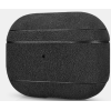 iCarer Alcantara Δερμάτινη Θήκη για Apple AirPods Pro 1st Gen - Black (WMAP006-BK)