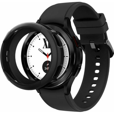 Spigen Liquid Air Θήκη Σιλικόνης - Samsung Galaxy Watch Classic 4 42mm - Matte Black (ACS03141)