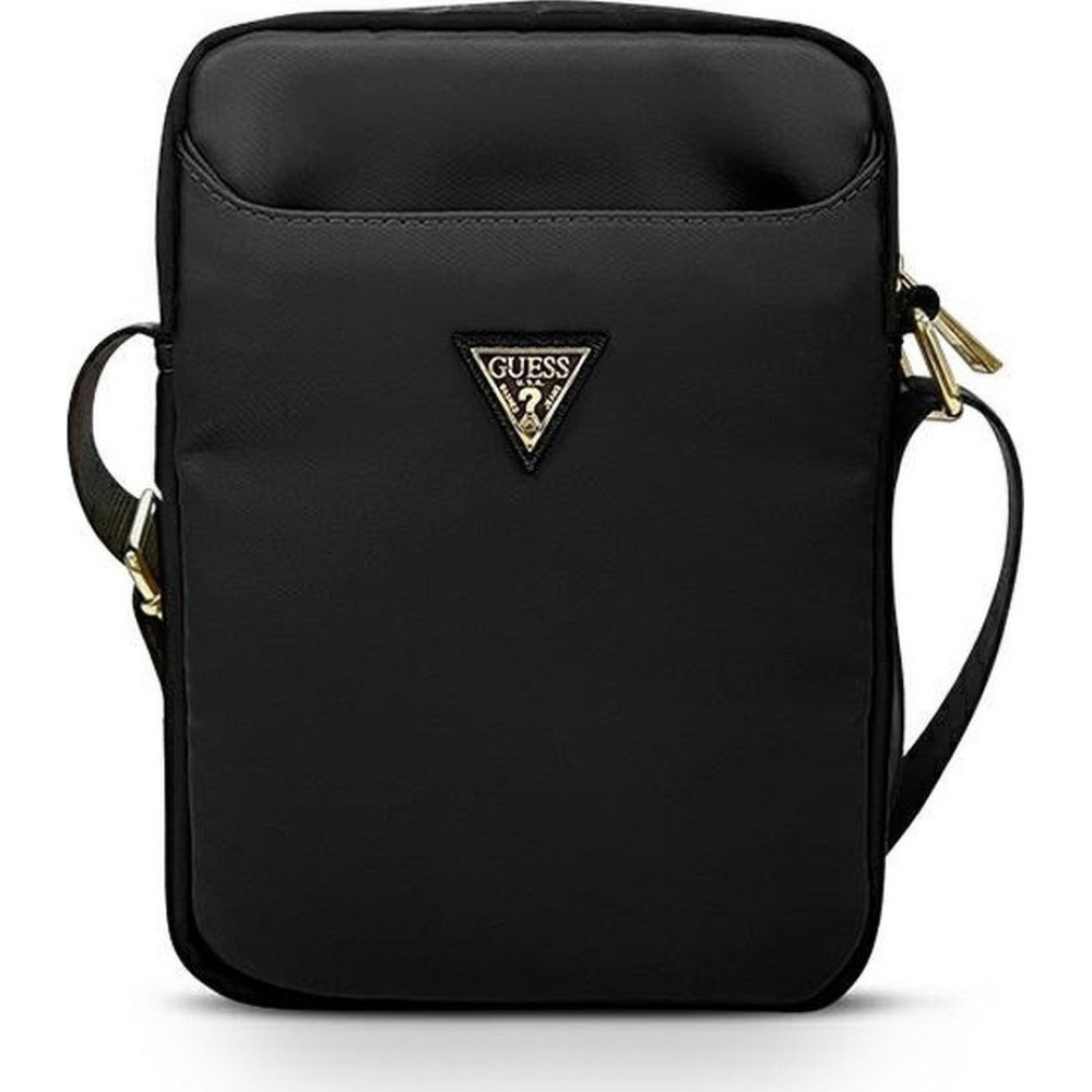 Guess Triangle Logo Tablet Bag - Universal Τσάντα Μεταφοράς Tablet 10" - Black (GUTB10NTMLBK)