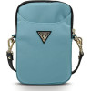 Guess Triangle Logo Phone Bag - Universal Θήκη Κινητών έως 6.7" - Light Blue (GUPBNTMLLB)