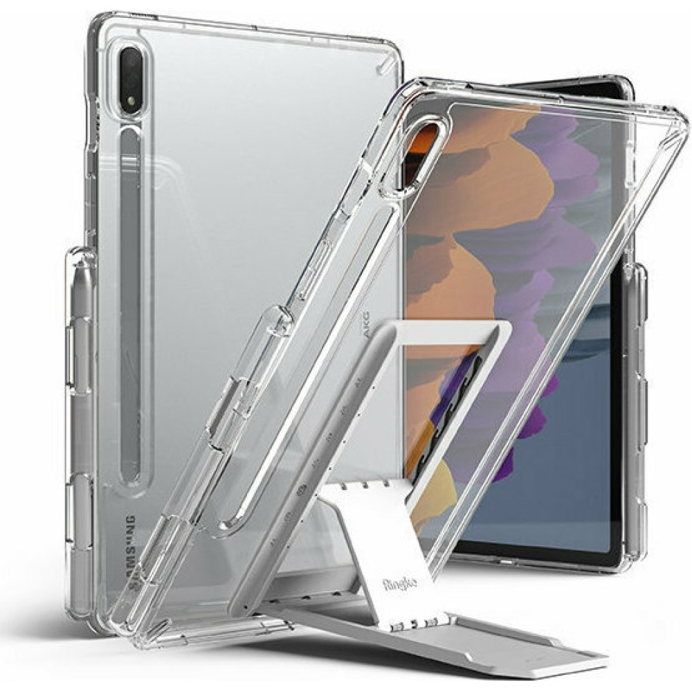 Ringke Fusion Combo Outstanding - Θήκη Samsung Galaxy Tab S8 / S7 11" - Clear / Light Gray (8809818840585)