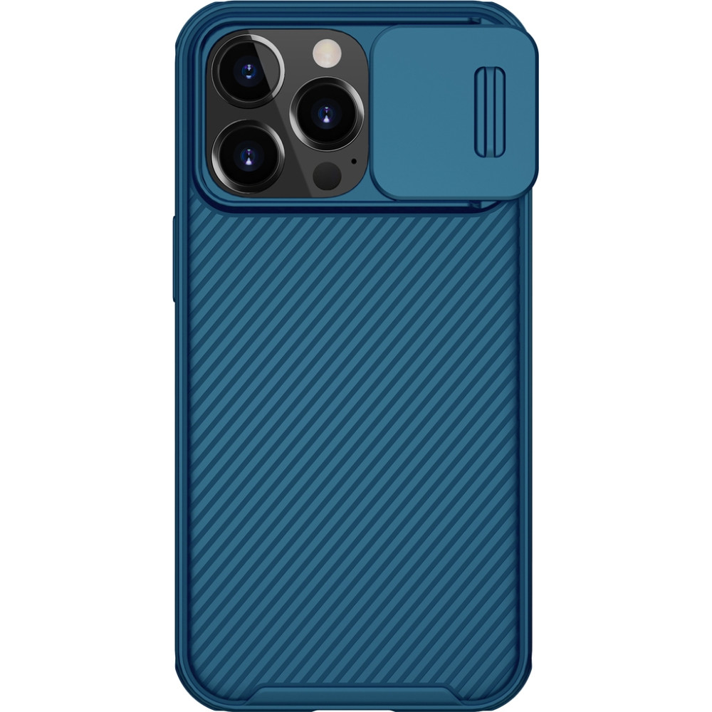 Nillkin CamShield Pro - Σκληρή Θήκη με Κάλυμμα για την Κάμερα - Apple iPhone 13 Pro - Blue (6902048223158)