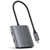 Satechi Αντάπτορας Type-C 4 Port Hub - Με 1 x Type-C (male) σε 4 x Type-C (female) - Space Gray (ST-UC4PHM)