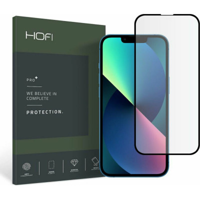 Hofi Premium Pro+ Tempered Glass - Fullface Αντιχαρακτικό Γυαλί Οθόνης - Apple iPhone 13 / 13 Pro - Black (6216990212970)