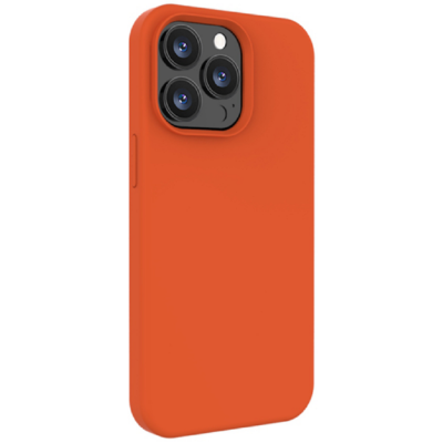 Vivid Silicone MagSafe - Premium Θήκη Σιλικόνης Apple iPhone 13 Pro - Orange Red (VIMAGLI197ORG)