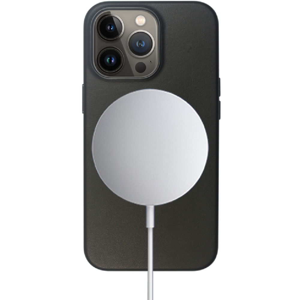 Vivid PU Leather Case - Σκληρή Θήκη Magsafe Apple iPhone 13 Pro - Black (VIMAGLE197BK)