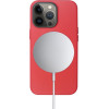 Vivid PU Leather Case - Σκληρή Θήκη Magsafe Apple iPhone 13 Pro - Red (VIMAGLE197RD)