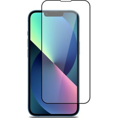 Vivid Full Face Tempered Glass - Αντιχαρακτικό Γυαλί Οθόνης Apple iPhone 13 mini - Black (VITEMP195BK)