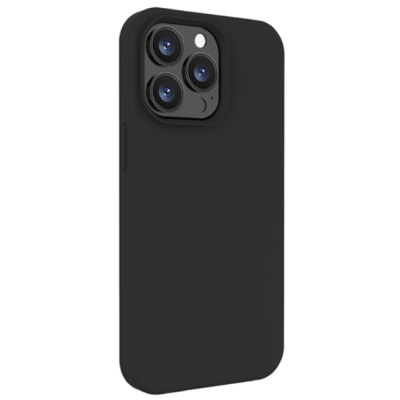 Vivid Silicone Liquid Θήκη Σιλικόνης Apple iPhone 13 Pro - Black (VISILIQ197BK)