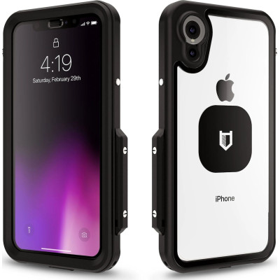 Hitcase Pro Αδιάβροχη Ανθεκτική Θήκη Apple iPhone X / XS - Clear / Black (HC70000)