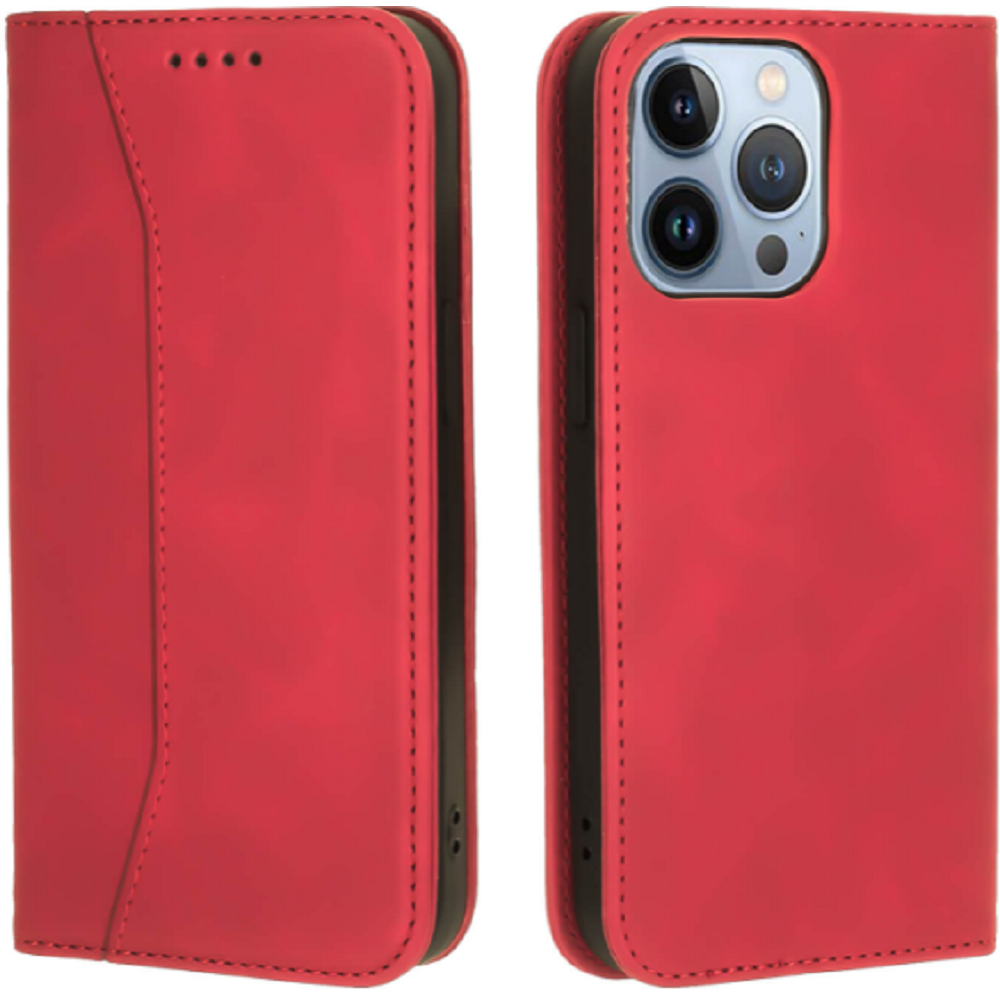 Bodycell Θήκη - Πορτοφόλι Apple iPhone 13 Pro Max - Red (5206015067013)